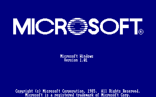 Первые презентации Windows 3, NT, OS/2
