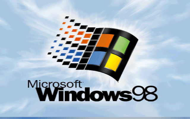 Welcome splash in Windows 98 SE