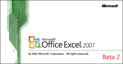 Splash in Microsoft Excel 2007