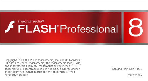 Splash in Macromedia Flash Professional 8