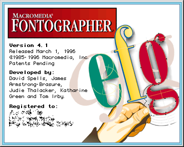 Macromedia Fontographer 4.1
