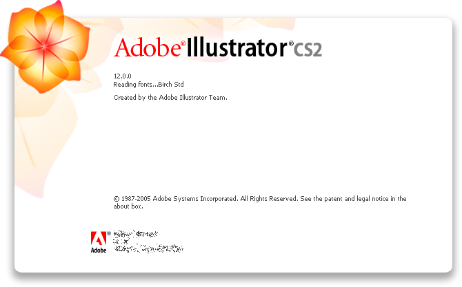 Splash in Adobe Illustrator CS2
