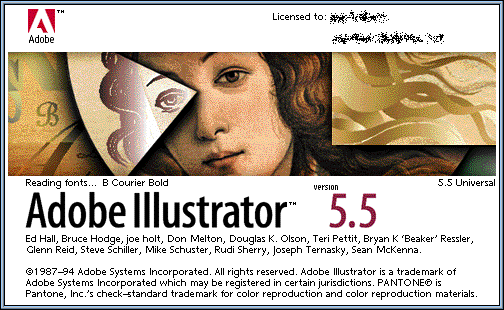 Splash in Adobe Illustrator 5.5