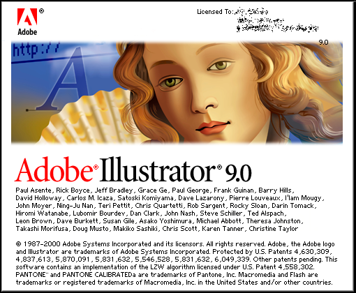 Splash in Adobe Illustrator 9.0